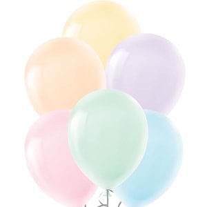 MAKARON BALON KARIŞIK RENK 100 LÜ