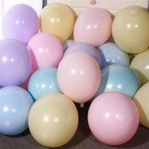 MAKARON BALON KARIŞIK RENK 100 LÜ