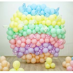 MAKARON BALON KARIŞIK RENK 100 LÜ